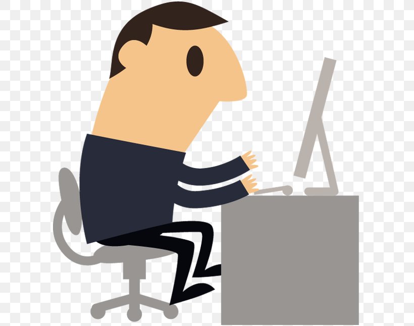 Computer Cartoon Clip Art, PNG, 616x646px, Computer, Business, Businessperson, Cartoon, Computer Font Download Free