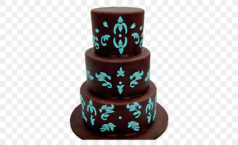 Wedding Cake Cupcake Birthday Cake Turquoise, PNG, 500x500px, Wedding Cake, Birthday, Birthday Cake, Bride, Brown Download Free
