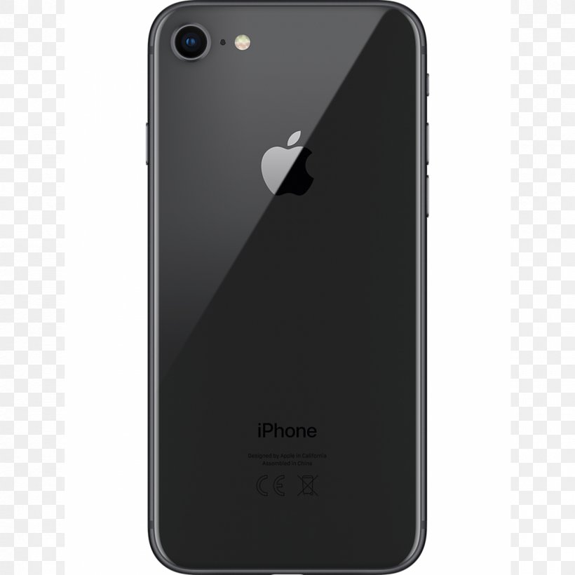 Apple IPhone 8 Telephone 4G, PNG, 1200x1200px, Apple Iphone 8, Apple, Apple Iphone 8 Plus, Black, Communication Device Download Free