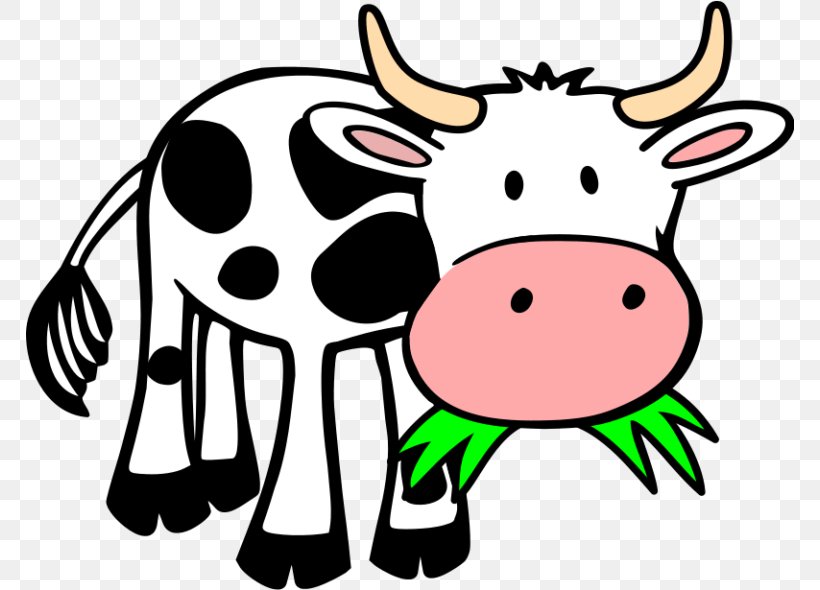 Cattle Goat Look At! Farm Animals Clip Art, PNG, 768x590px, Cattle,  Artwork, Black And White, Cartoon,