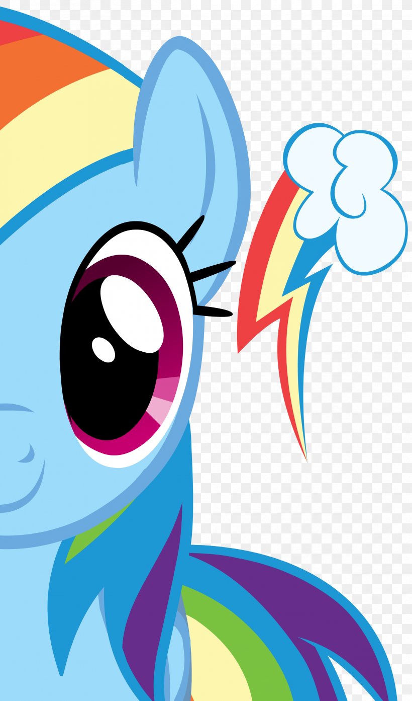 Rainbow Dash My Little Pony, PNG, 2386x4054px, Watercolor, Cartoon, Flower, Frame, Heart Download Free