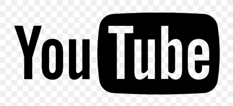 YouTube Logo Black And White, PNG, 768x372px, Youtube, Black, Black And White, Brand, Logo Download Free