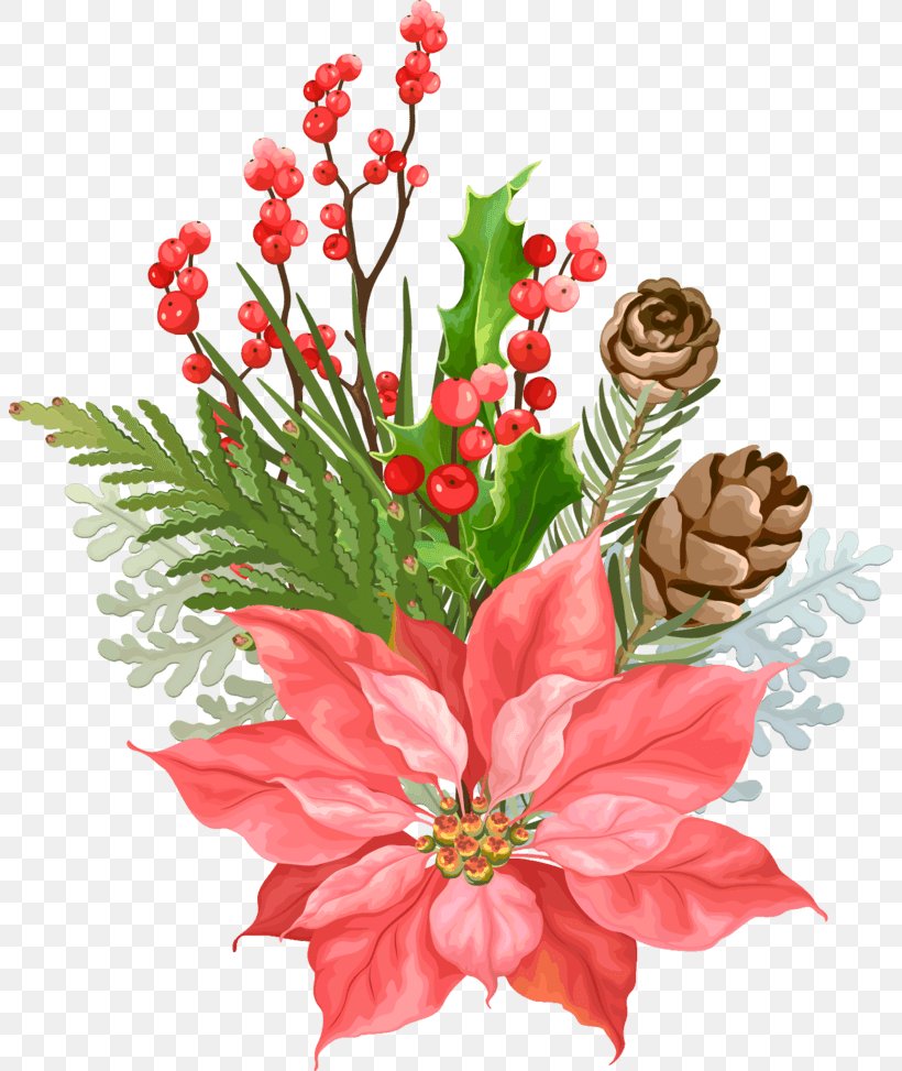 Clip Art Vector Graphics Christmas Day Stock Illustration, PNG, 804x973px, Christmas Day, Art, Cut Flowers, Flora, Floral Design Download Free