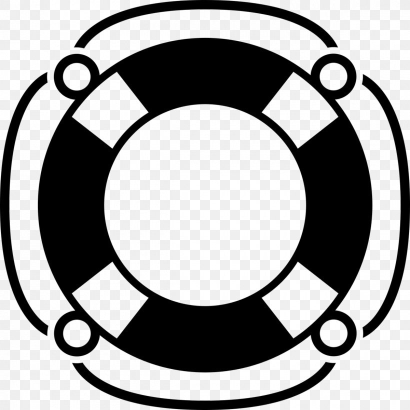 Lifebuoy Rescue Lifeguard Royalty-free, PNG, 1200x1200px, Lifebuoy, Area, Auto Part, Black And White, Business Download Free