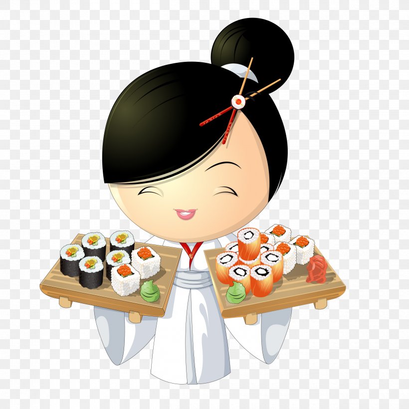 Sushi Royalty-free Stock Photography, PNG, 2500x2500px, Sushi, Cartoon, Drawing, Food, Photography Download Free