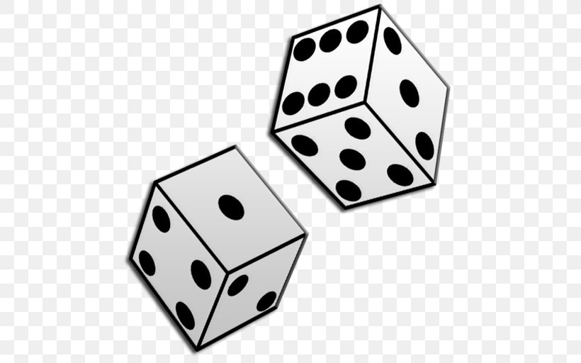 Talking Dice Roller, PNG, 512x512px, Dice, Android, Black And White, Board Game, Cube Download Free