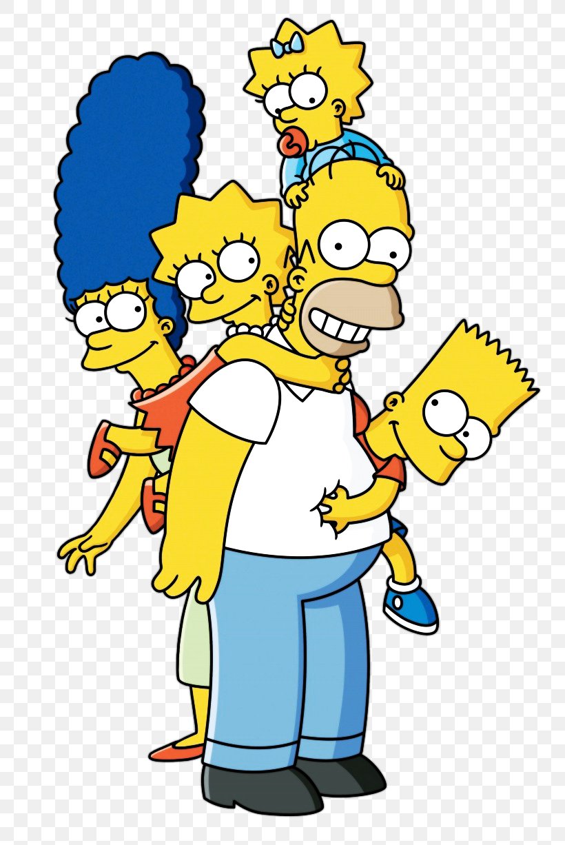Homer Simpson Bart Simpson Marge Simpson Lisa Simpson Maggie Simpson, PNG, 800x1226px, Homer Simpson, American Dad, Animation, Area, Art Download Free