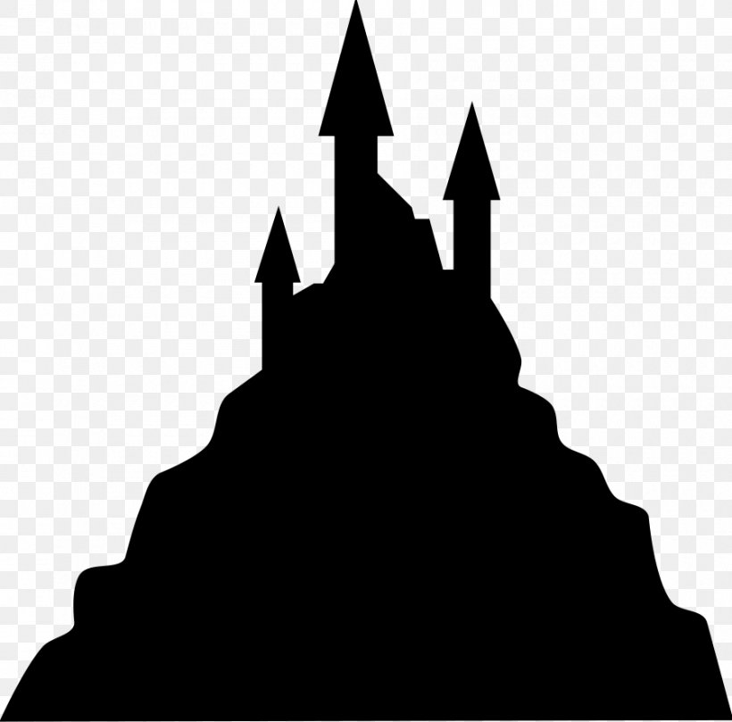 Silhouette Castle Ghost Clip Art, PNG, 900x889px, Silhouette, Art, Black, Black And White, Castle Download Free