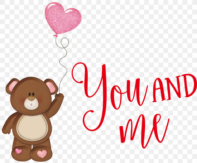 You And Me Valentines Day Valentine, PNG, 3210x2653px, You And Me, Bears, Birthday, Drawing, Heart Balloons Download Free