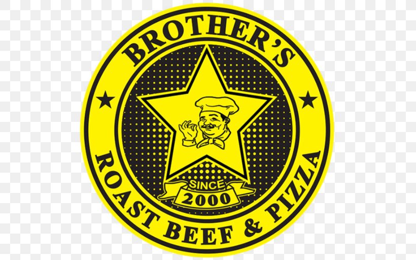 Brother's Roast Beef & Pizza Brothers Roast Beef Restaurant Vitellaria, PNG, 512x512px, Restaurant, Area, Badge, Brand, Delivery Download Free