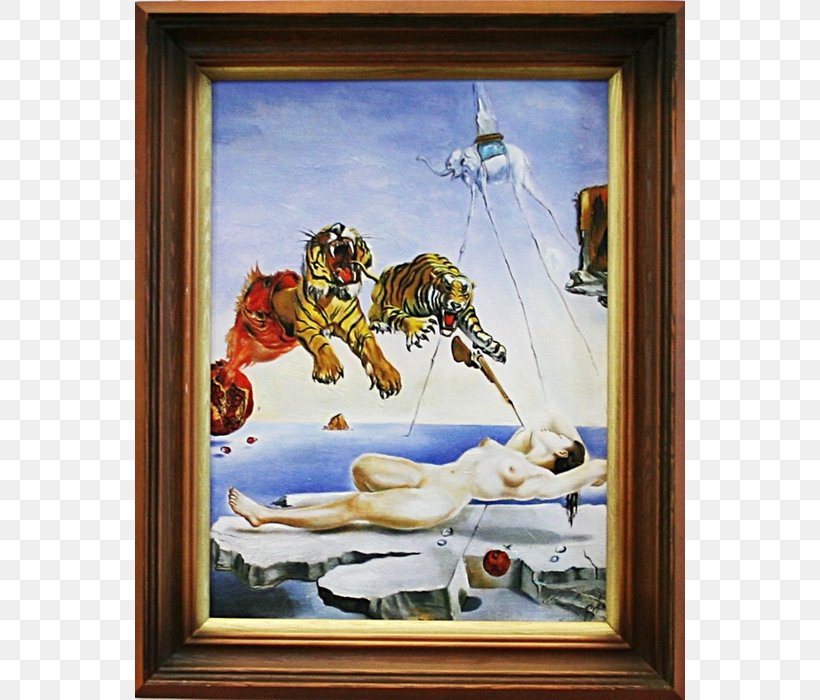 Dream Caused By The Flight Of A Bee Around A Pomegranate A Second Before Awakening Landscape Near Figueras Figueres Dali: The Paintings Swans Reflecting Elephants, PNG, 700x700px, Landscape Near Figueras, Art, Art Museum, Artist, Artwork Download Free