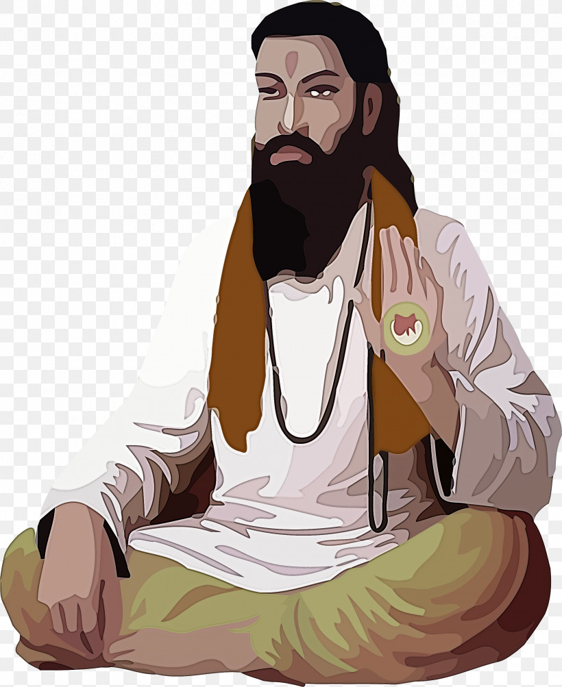 Guru Ravidas Jayanti Guru Ravidass, PNG, 2451x3000px, Guru Ravidas Jayanti, Cartoon, Guru Ravidass, Physical Fitness, Sitting Download Free