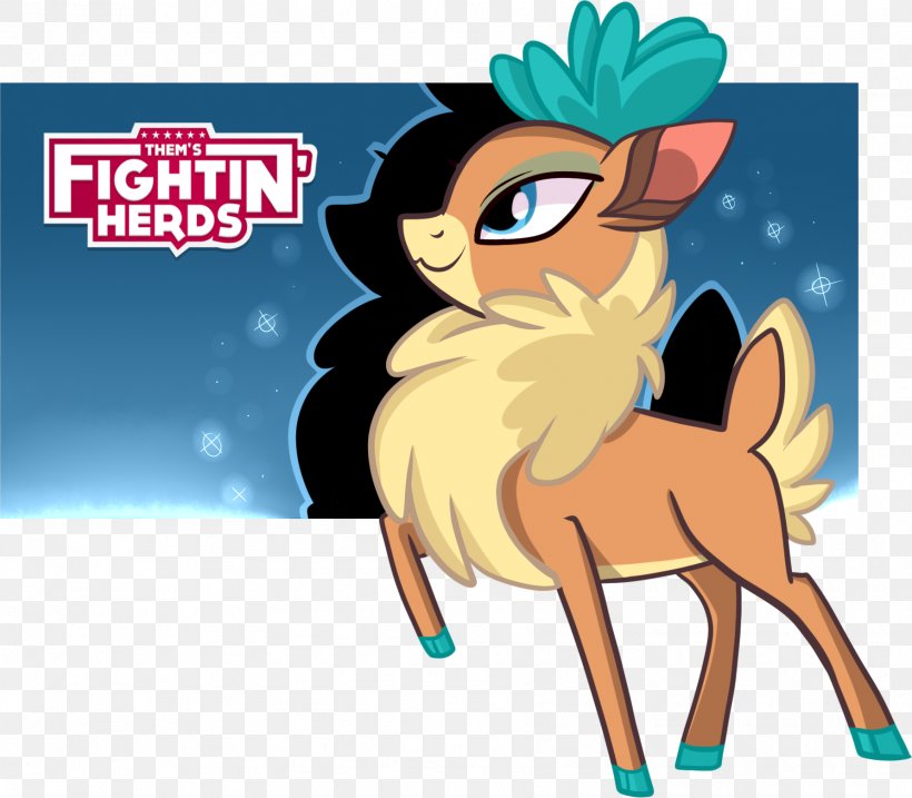 Pony Them's Fightin' Herds Deer Fighting Game Capcom Vs. SNK 2, PNG, 1784x1560px, Pony, Arcade Game, Art, Capcom Vs Snk 2, Cartoon Download Free