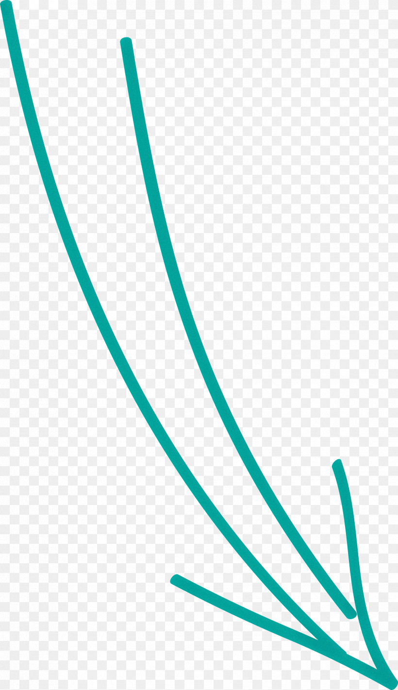 Hand Drawn Arrow, PNG, 1730x3000px, Hand Drawn Arrow, Line, Teal, Turquoise Download Free