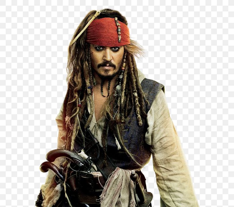 Jack Sparrow Pirates Of The Caribbean: The Curse Of The Black Pearl Elizabeth Swann Johnny Depp, PNG, 653x725px, Jack Sparrow, Black Pearl, Captain Armando Salazar, Dreadlocks, Elizabeth Swann Download Free