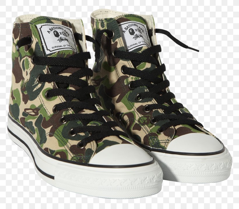 Sneakers High-top T-shirt A Bathing Ape Shoe, PNG, 800x720px, Sneakers, Bathing Ape, Brand, Canvas, Chuck Taylor Allstars Download Free