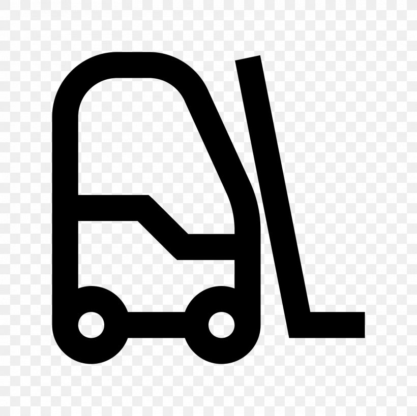 Forklift Vector Font, PNG, 1600x1600px, Forklift, Area, Black And White, Brand, Cargo Download Free