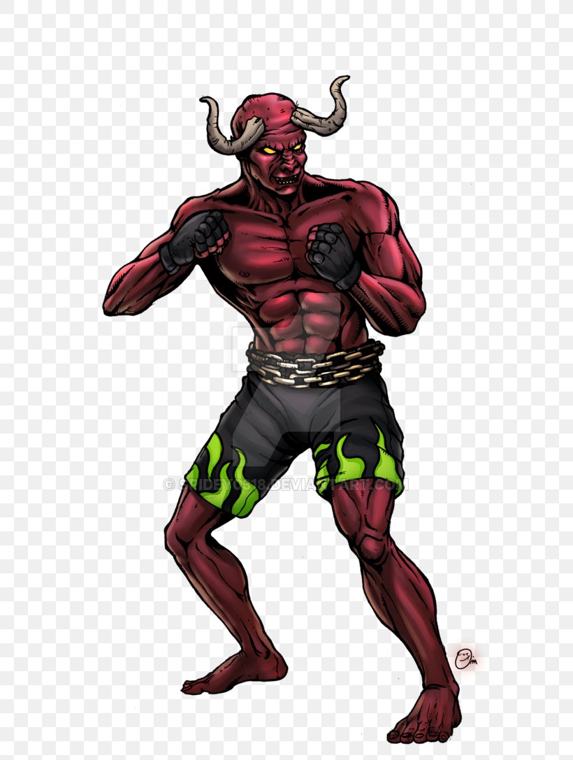 Demon Mixed Martial Arts Model Sheet Devil, PNG, 600x1087px, Demon, Armour, Cartoon, Character, Clothing Download Free