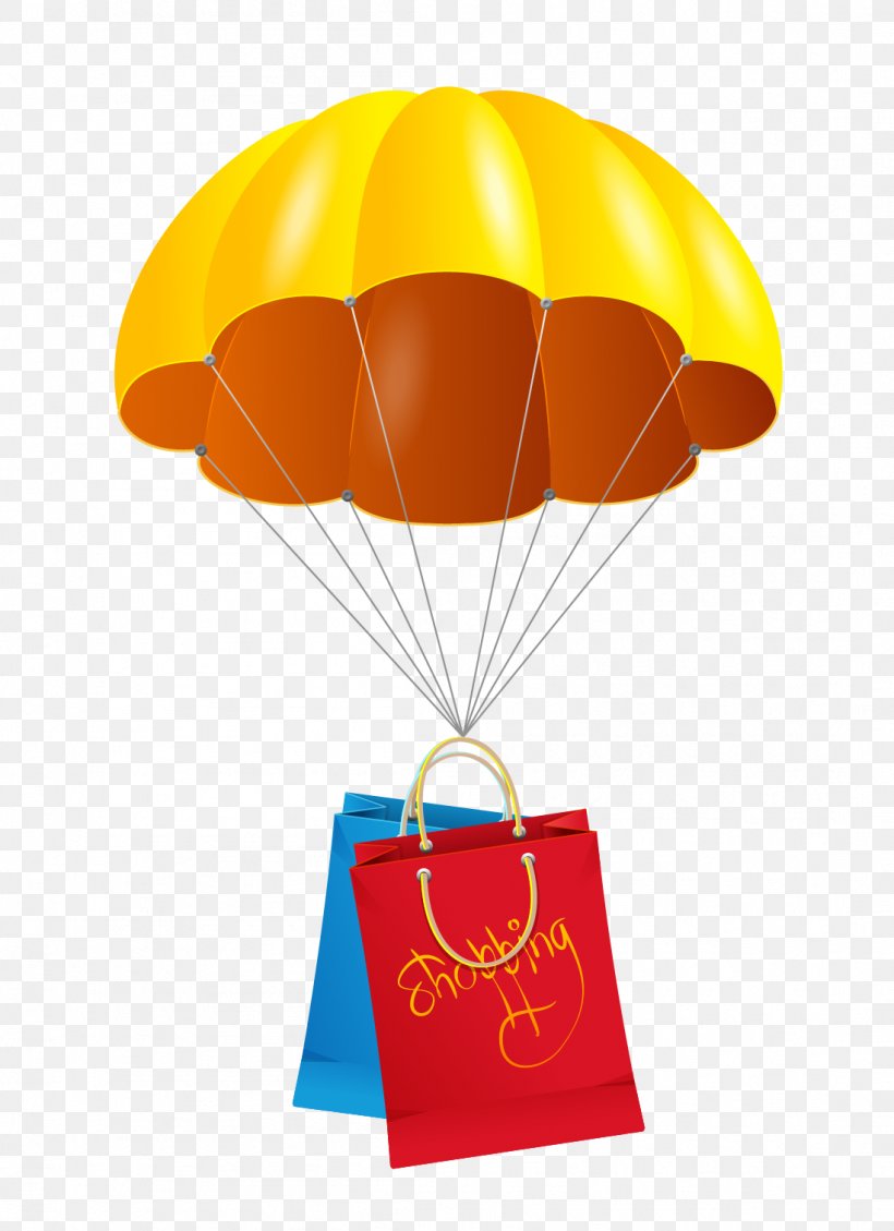 Parachute Parachuting Clip Art, PNG, 1099x1514px, Parachute, Balloon, Hot Air Balloon, Orange, Parachuting Download Free
