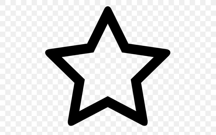 Download, PNG, 512x512px, Font Awesome, Black And White, Computer Software, Star, Symbol Download Free