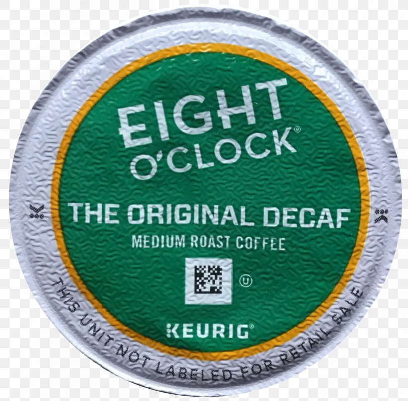 Eight O'Clock The Original Decaf Whole Bean Coffee Keurig Single-Serve K-Cup Pods Eight O'Clock Coffee Single-serve Coffee Container, PNG, 1354x1332px, Watercolor, Cartoon, Flower, Frame, Heart Download Free