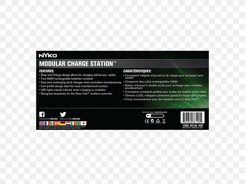 Xbox One Controller Nyko PS4 Modular Charge Station Microsoft, PNG, 1024x768px, Xbox One Controller, Battery Charger, Brand, Electric Battery, Electronic Device Download Free