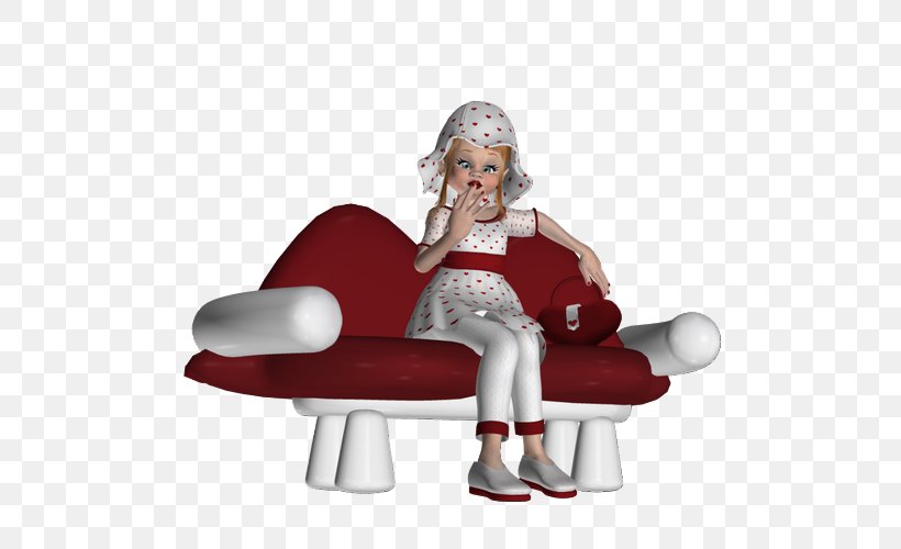 Chair Sitting Santa Claus Figurine, PNG, 500x500px, Chair, Fictional Character, Figurine, Furniture, Lap Download Free