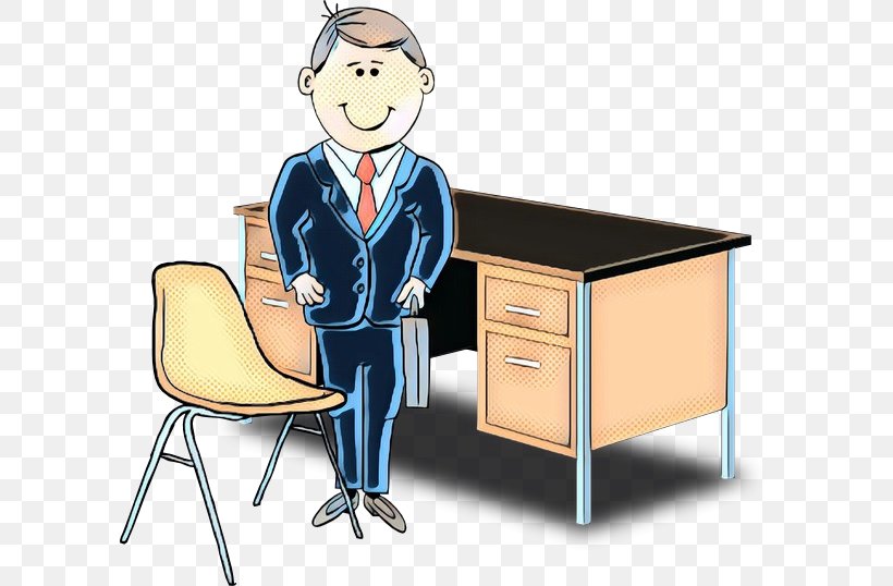 Desk Human Behavior Illustration Communication Business, PNG, 600x538px, Desk, Art, Behavior, Business, Cartoon Download Free