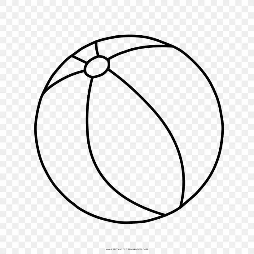 Drawing Beach Ball Coloring Book, PNG, 1000x1000px, Drawing, Adult, Area, Ball, Beach Download Free
