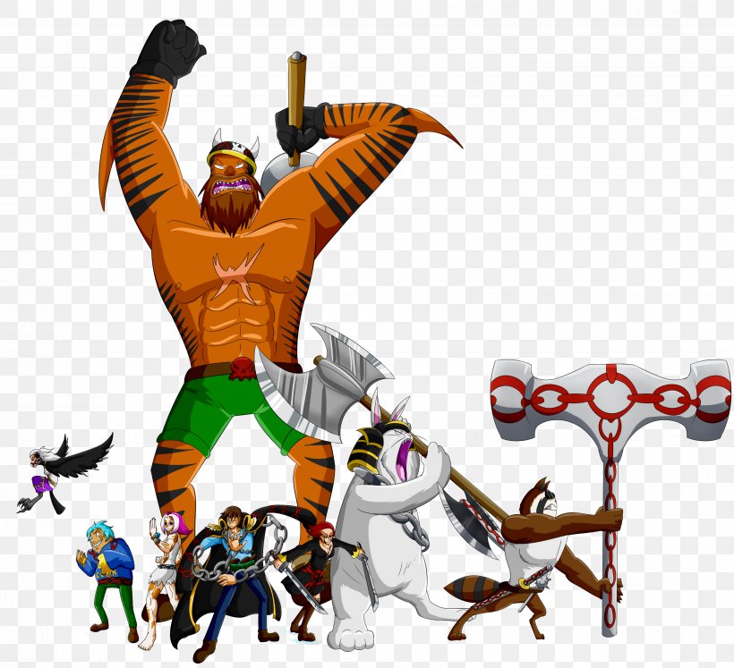 One Piece Chain Crew Character Piracy Fiction, PNG, 3400x3100px, One Piece, Action Figure, Action Toy Figures, Animal Figure, Character Download Free