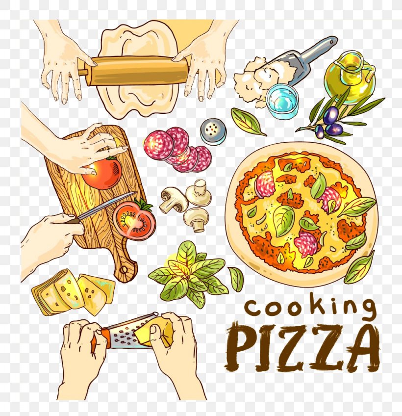 Hawaiian Pizza Ham Fast Food Italian Cuisine, PNG, 1024x1060px, Pizza, Area, Art, Artwork, Chef Download Free