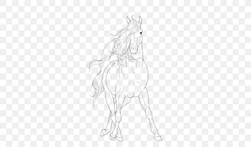 Line Art Pony Mustang Sketch, PNG, 640x480px, Line Art, Arm, Art, Artist, Artwork Download Free