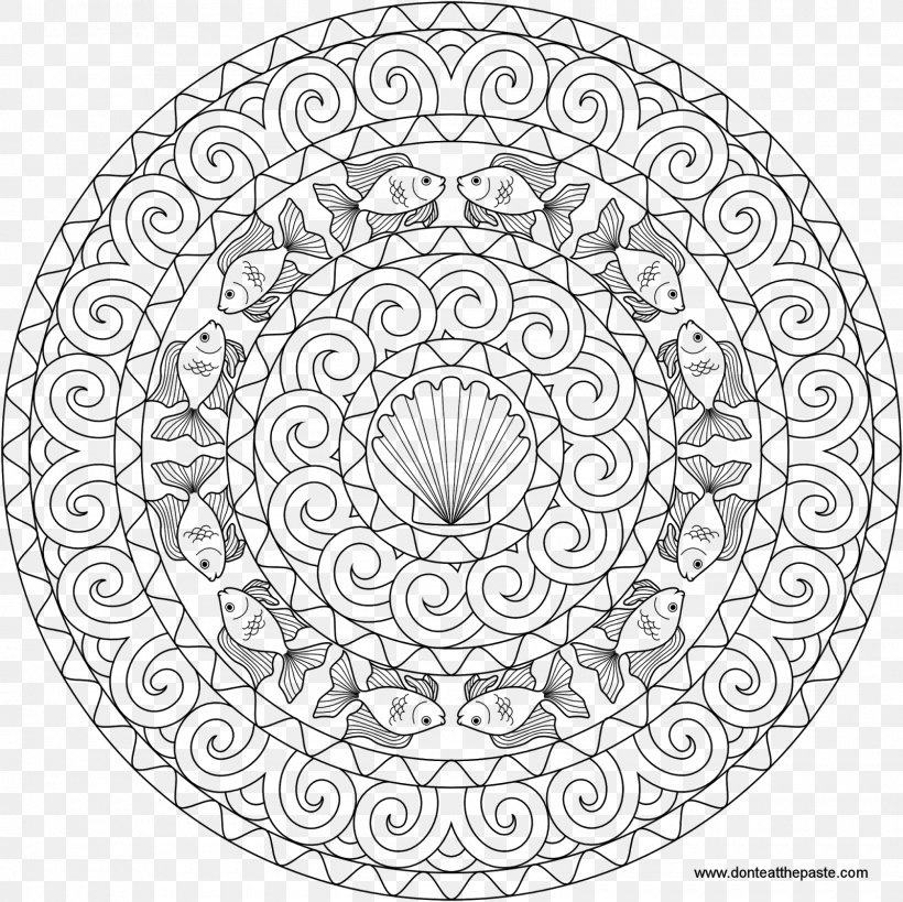 Mandala Coloring Book Drawing Page, PNG, 1600x1600px, Mandala, Adult, Area, Black And White, Book Download Free