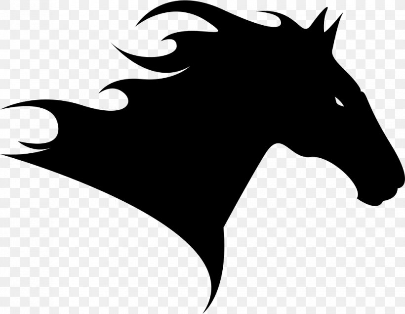 Mustang Pony Clip Art, PNG, 980x760px, Mustang, Black And White, Fictional Character, Giraffidae, Head Download Free