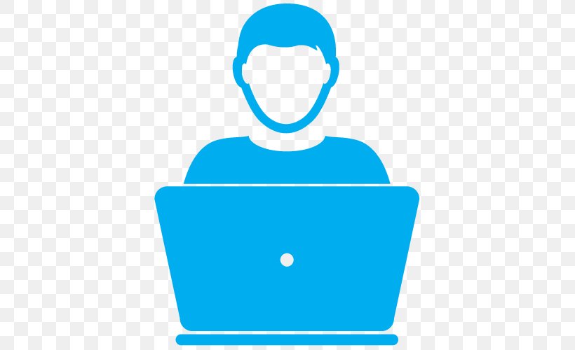 Laptop User Programmer, PNG, 500x500px, Laptop, Area, Blue, Communication, Computer Download Free