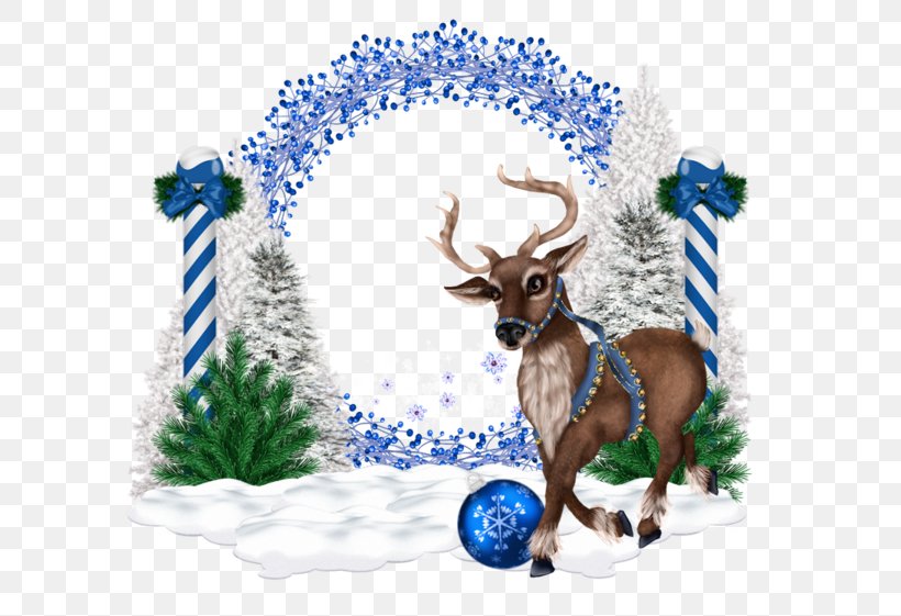 Reindeer Christmas Day Santa Claus Image, PNG, 600x561px, Deer, Centerblog, Christmas, Christmas Day, Christmas In Sweden Download Free