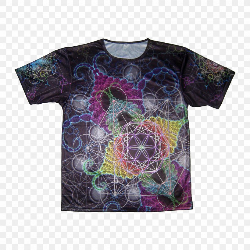 T-shirt Visual Arts Sleeve Product, PNG, 2000x2000px, Tshirt, Art, Clothing, Purple, Sleeve Download Free