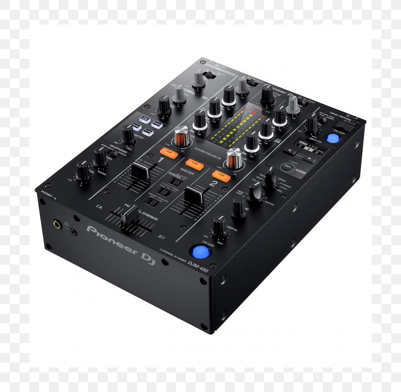 DJ Mixer Pioneer DJ DJM-450 Disc Jockey Audio Mixers, PNG, 700x800px, Watercolor, Cartoon, Flower, Frame, Heart Download Free