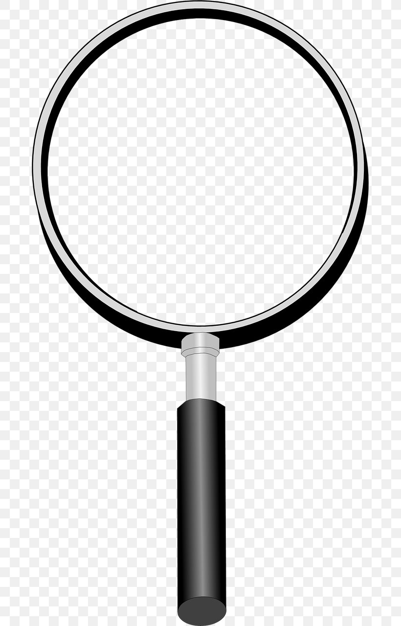 Magnifying Glass Light Magnifier Detective, PNG, 689x1280px, Magnifying Glass, Black And White, Car, Detective, Glass Download Free