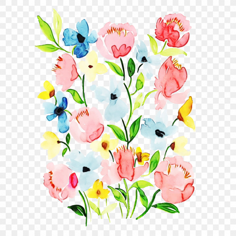 Floral Design, PNG, 1000x1000px, Watercolor, Bouquet, Cut Flowers, Floral Design, Floristry Download Free