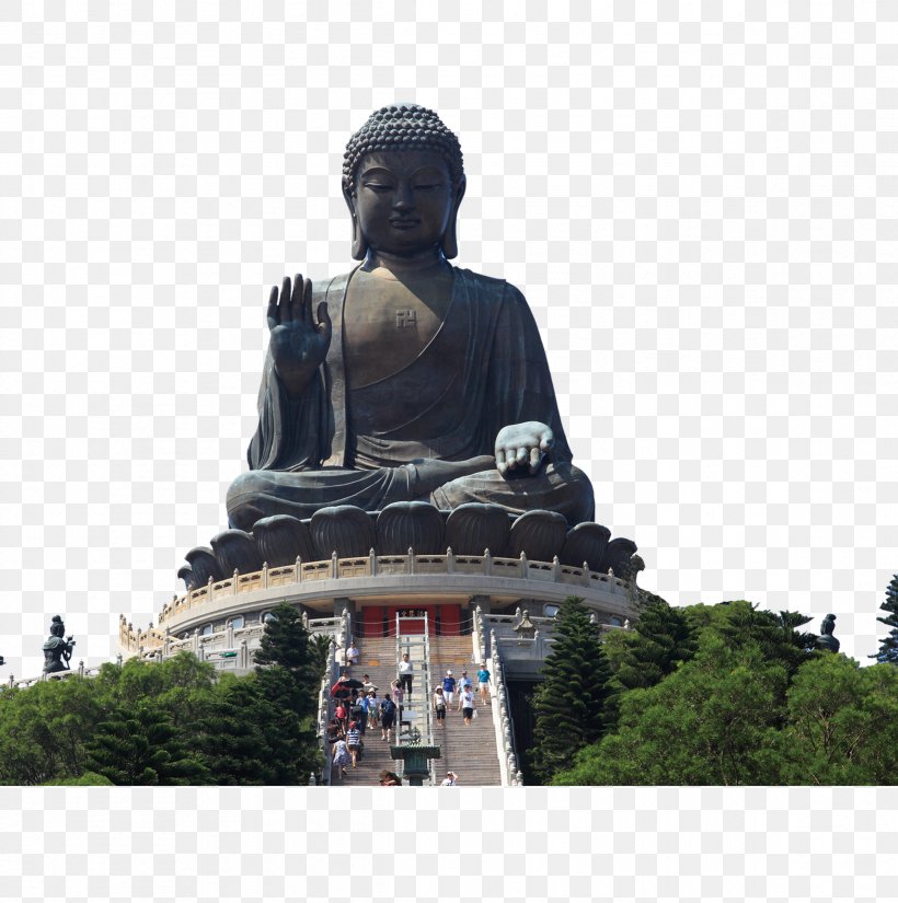 Statue Buddhism In Hong Kong Tourist Attraction The Buddha, PNG, 2384x2400px, Statue, Buddha, Buddhism, Gautama Buddha, Historic Site Download Free
