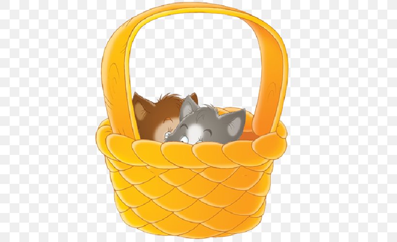 Cat Kitten Cuteness Clip Art, PNG, 500x500px, Cat, Albom, Basket, Cartoon, Cat Like Mammal Download Free