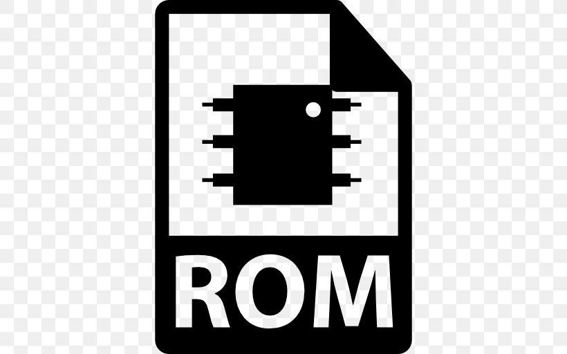ROM Image, PNG, 512x512px, Rom, Area, Black, Black And White, Brand Download Free