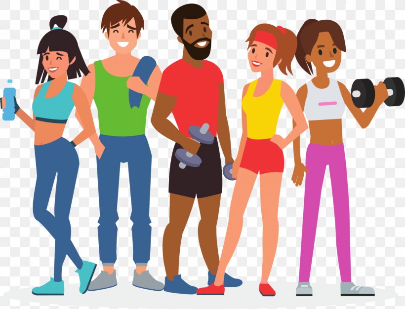 Group Of People Background, PNG, 1484x1133px, Physical Fitness, Cartoon, Conversation, Exercise, Exercise Equipment Download Free