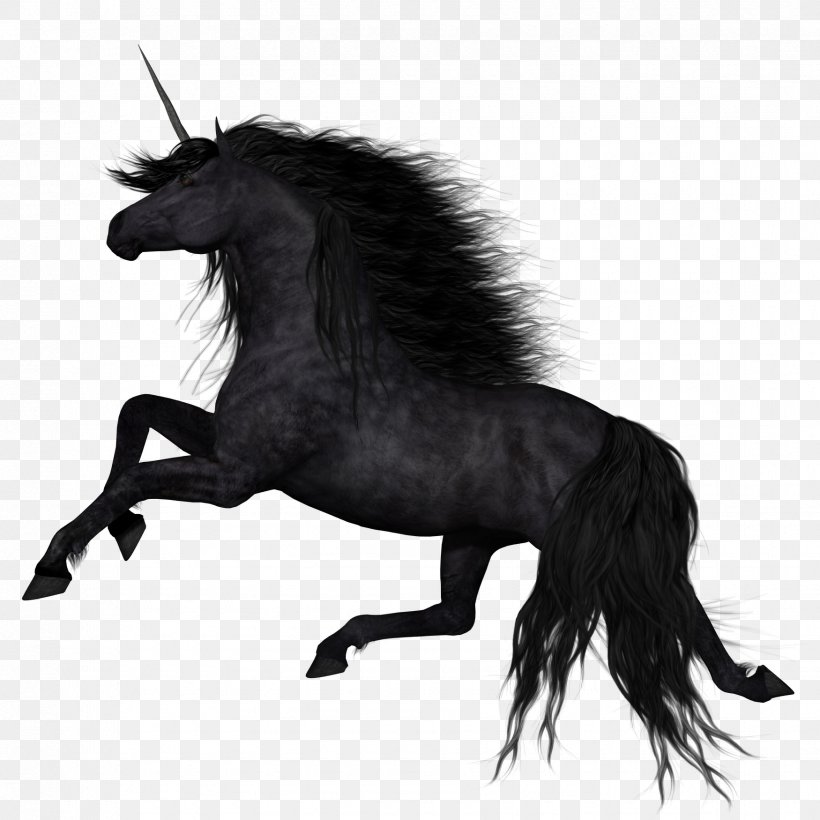 Horse Unicorn Clip Art, PNG, 1750x1750px, Horse, Black And White, Bridle, Dark Horse, Fictional Character Download Free