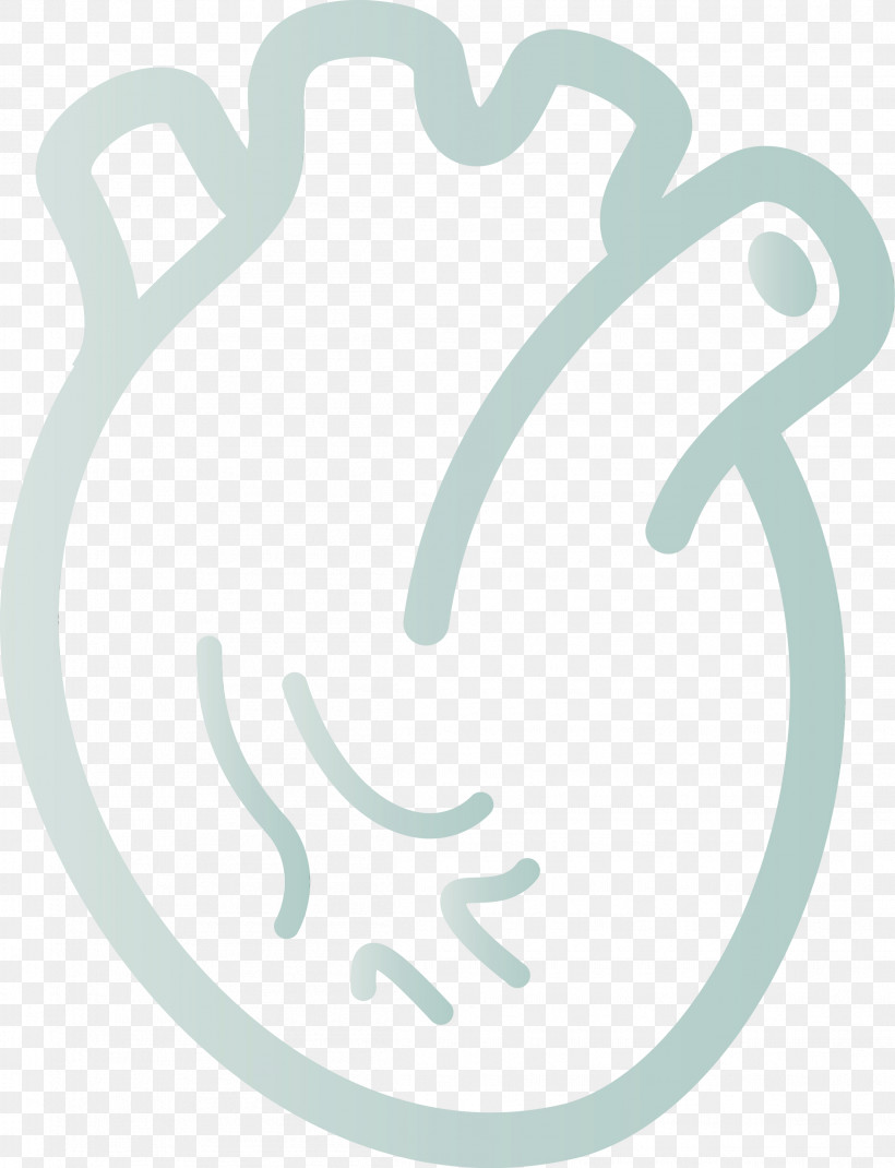 Turquoise Aqua Font Logo, PNG, 2299x3000px, Heart Organ, Aqua, Logo, Paint, Turquoise Download Free