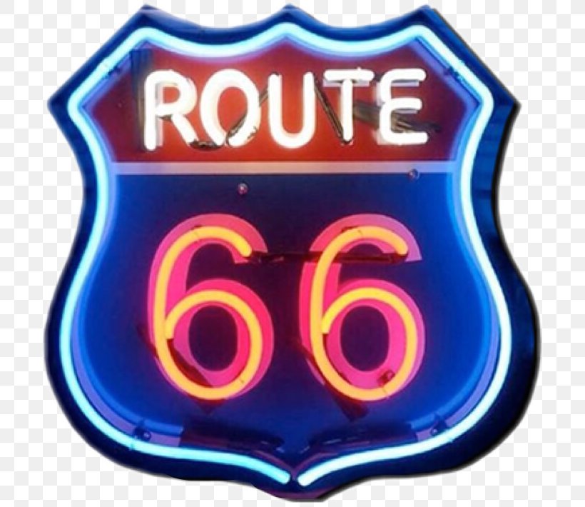 U.S. Route 66 Neon Sign Brand Logo Product, PNG, 708x710px, Us Route 66, Brand, Electric Blue, Logo, Maroon 5 Download Free