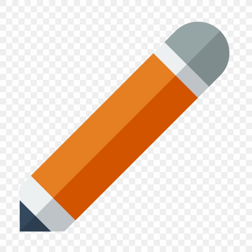 Pencil Angle Orange, PNG, 1024x1024px, Pencil, Orange Download Free