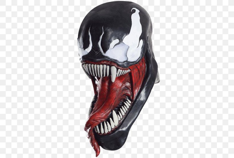 Venom Spider-Man Latex Mask Costume, PNG, 555x555px, Venom, Bone, Clothing, Clothing Accessories, Costume Download Free