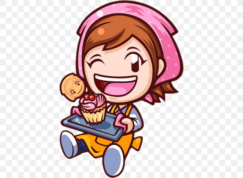 Cooking Mama 4: Kitchen Magic Oatmeal Raisin Cookies, PNG, 420x600px, Watercolor, Cartoon, Flower, Frame, Heart Download Free